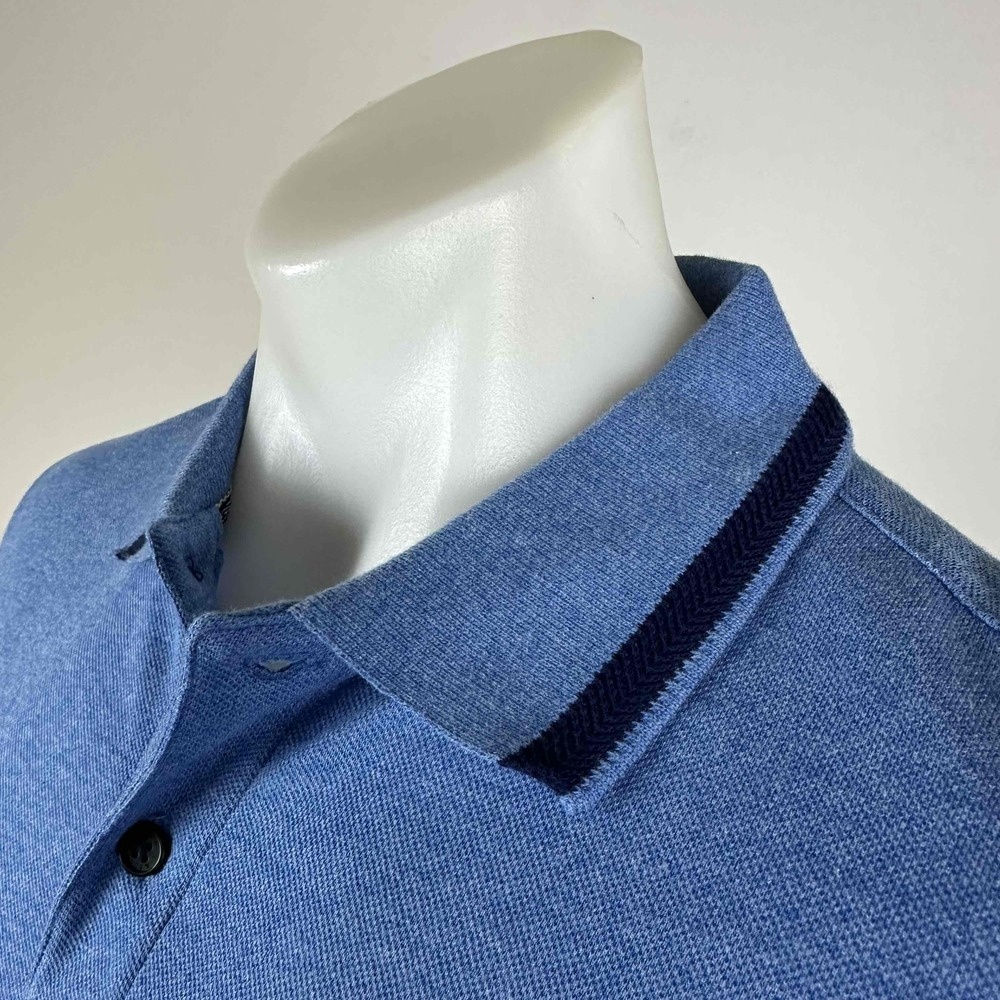 NWT Scotch Soda Soft Accent Stripe Polo Shirt Size M
